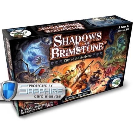 SAFEGAME City of the Ancients Revised: Shadows of Brimstone + bustine protettive