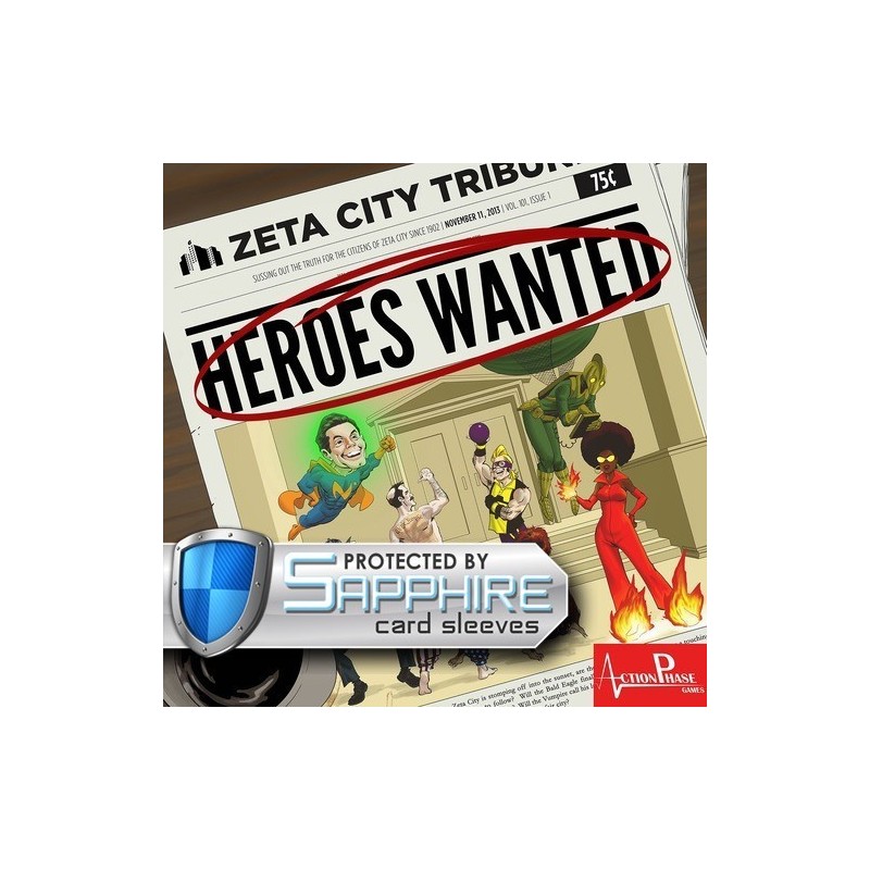 SAFEGAME Heroes Wanted + bustine protettive