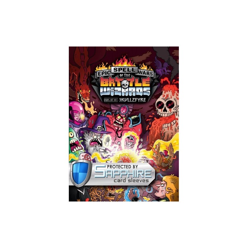 SAFEGAME Epic Spell Wars of the Battle Wizards: Duel at Mt. Skullzfyre + bustine protettive