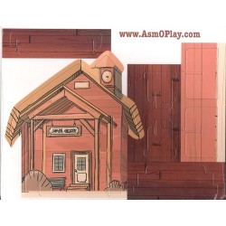 Train Station Terrain Piece: Colt Express