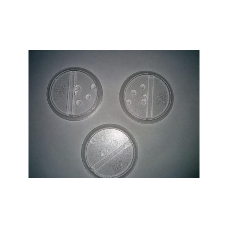 Basetta in plastica trasparente 50 mm (3)