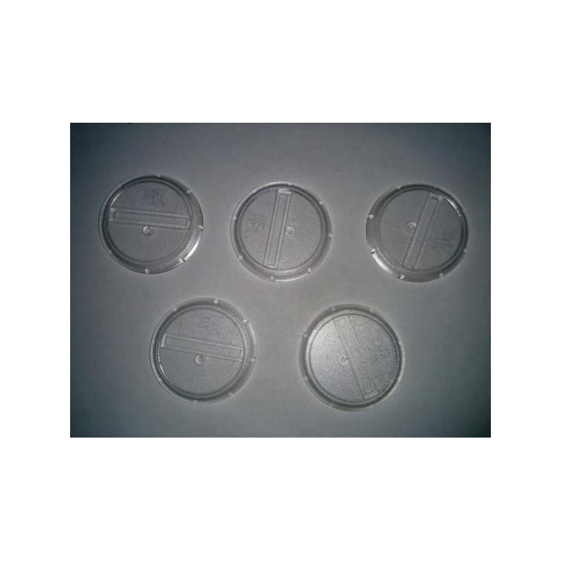 Basetta in plastica trasparente 40 mm (5)