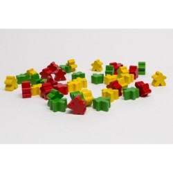 Set 36 Meeples in tre...