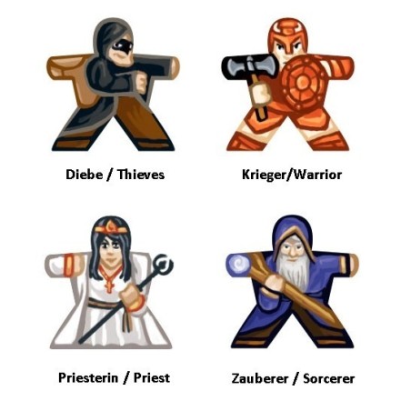 Adesivi per pedine Lords of Waterdeep