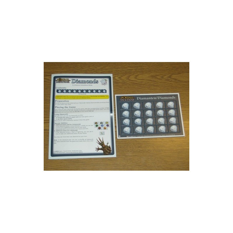 CALENDARIO DELL'AVVENTO 2016 GIORNO 22 - Die Portale von Molthar (mini-espansione): Diamonds