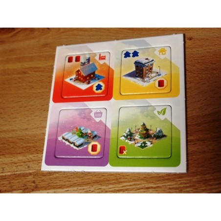 CALENDARIO DELL'AVVENTO 2016 GIORNO 15 - Quadropolis ENG (mini-espansione): Alternate Christmas Tiles