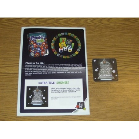 CALENDARIO DELL'AVVENTO 2016 GIORNO 17 - Panic Lab (mini-espansione):  Shower!