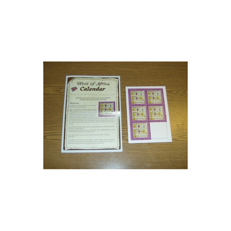 CALENDARIO DELL'AVVENTO 2016 GIORNO 2 - West of Africa (mini-espansione): Wineries