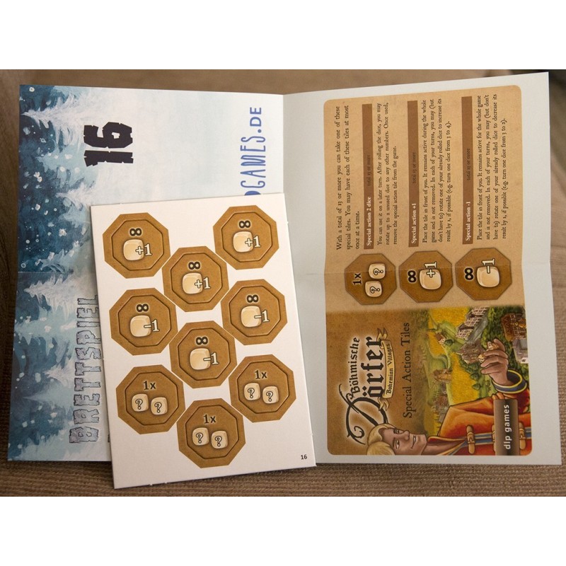 CALENDARIO DELL'AVVENTO 2016 GIORNO 16 - Bohemian Villages  (mini-spansione): Special Action Tiles