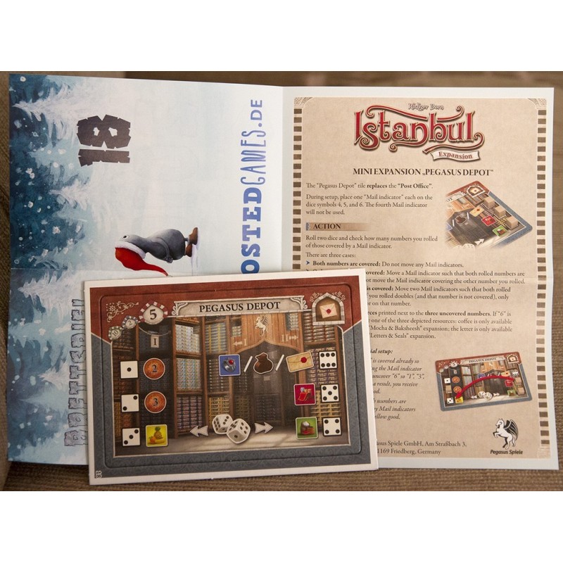 CALENDARIO DELL'AVVENTO 2016 GIORNO 18 - Istanbul (mini-espansione): Pegasus Depot