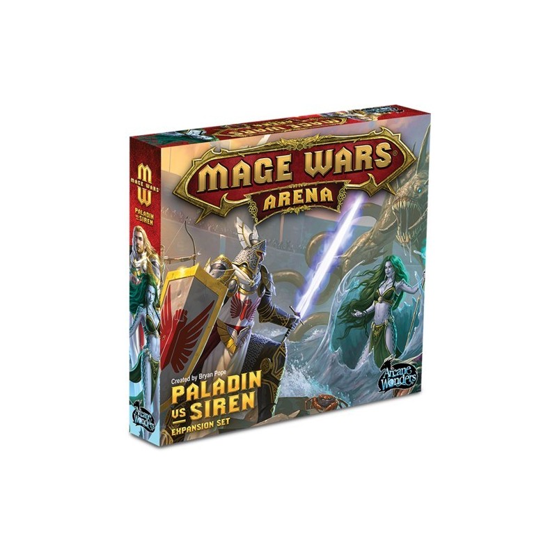 Paladin Vs. Siren: Mage Wars Arena