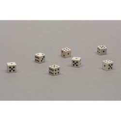 Dado d6 8mm legno naturale