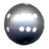 Dado d6 Sferico Opaco Argento - K10840