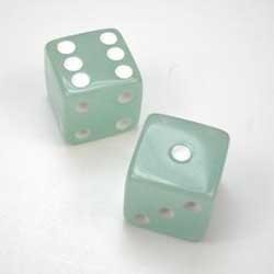 Dado d6 Fosforescente 16mm...