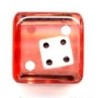 Dado d6 dentro d6 Rosso - K10302