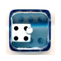 Dado d6 dentro d6 Blu - K10298