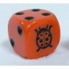 Dado d6 Animale (coccinella) - K15162