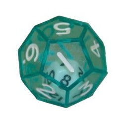 Dado d12 dentro d12 Verde -...