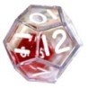 Dado d12 dentro d12 Trasparente - K12457