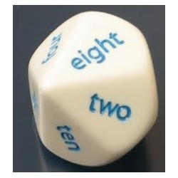 Dado d10 Numeri in lettere...