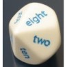 Dado d10 Numeri in lettere (inglese) - K13652