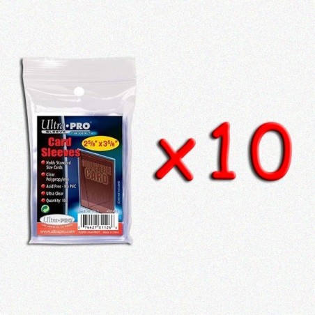 BUNDLE UltraPro - Bustine protettive Standard 67x94 - 10 pezzi