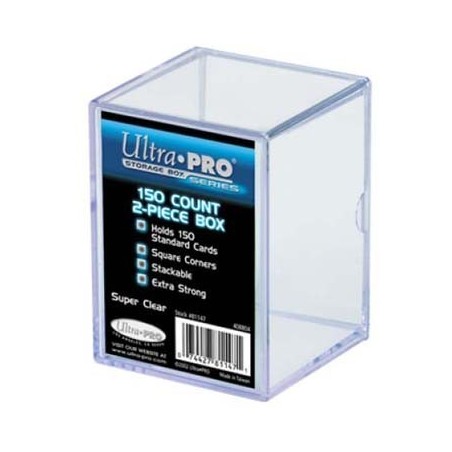 UltraPro - Scatolina portacarte - 150 carte 2 pezzi (Plastic Box 2-piece) - UPR81147