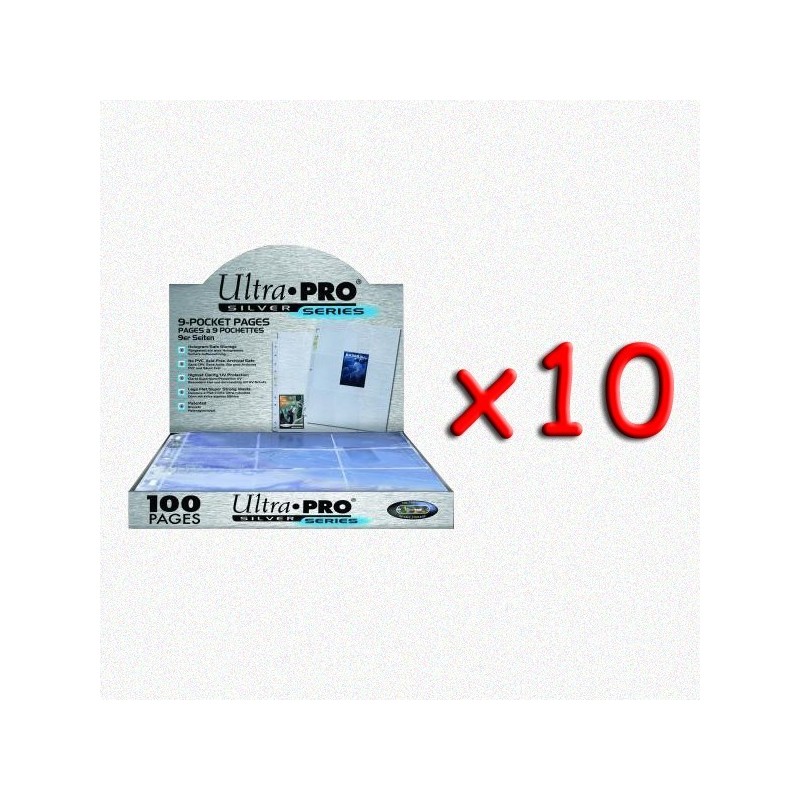 BUNDLE 10x UltraPro - Foglio Silver 9 taschine (11 fori)