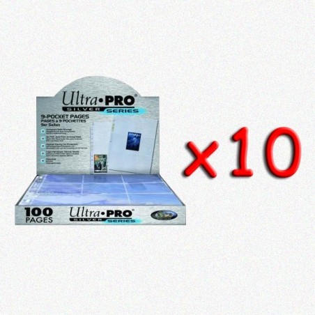 BUNDLE 10x UltraPro - Foglio Silver 9 taschine (11 fori)
