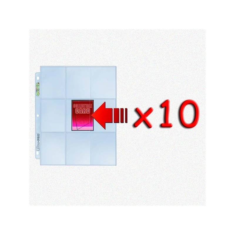 BUNDLE 10x UltraPro - Foglio 9 taschine (taglio laterale)