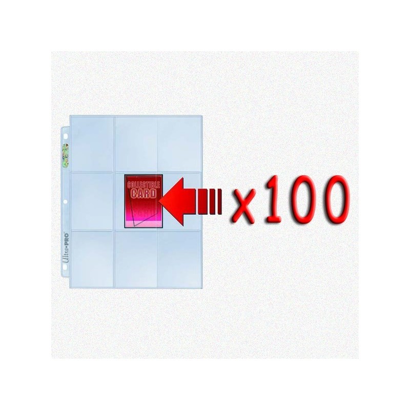 BUNDLE 100x UltraPro - Foglio 9 taschine (taglio laterale)