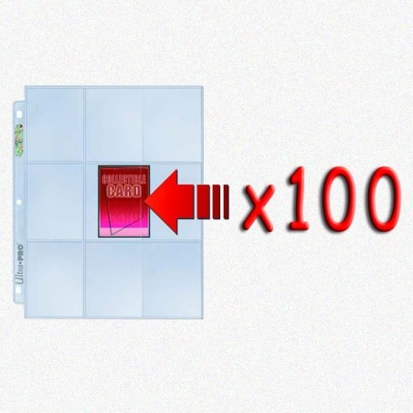 BUNDLE 100x UltraPro - Foglio 9 taschine (taglio laterale)