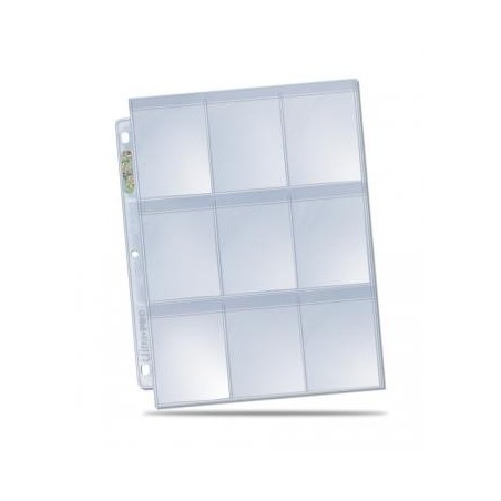UltraPro - Foglio Secure Platinum 9 taschine (3 fori, piega antipolvere) - UPR84732