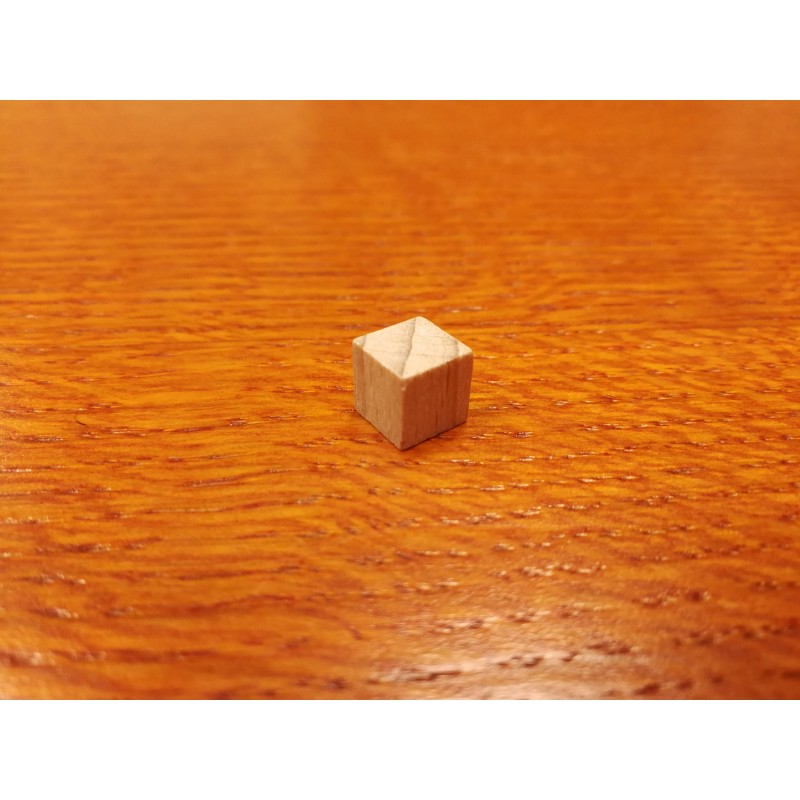 Cubetto 8mm Legno naturale