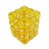 Set 36 dadi D6 12mm Translucent (giallo) CHX23802