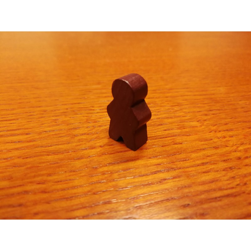 Pedina Omino Junior Marrone 13,5x8x24 mm