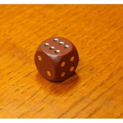 Dado 16mm Marrone