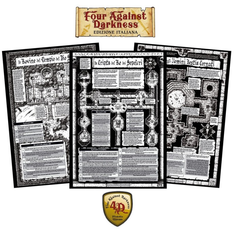 Meandri Oscuri (3 Mappe): Four Against Darkness ITA