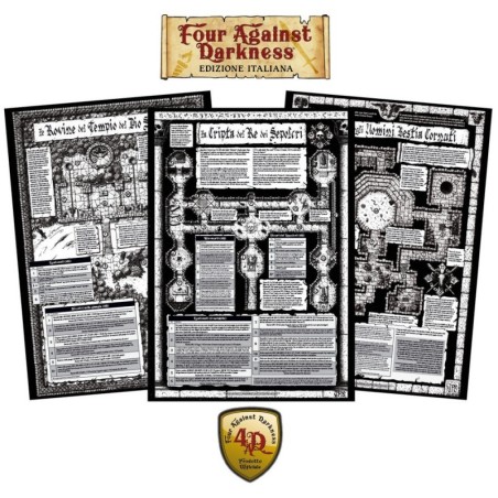 Meandri Oscuri (3 Mappe): Four Against Darkness ITA