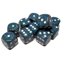 Set 36 dadi D6 Sea 12mm...
