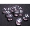Set 12 dadi D6 16mm Translucent (nero) CHX23608