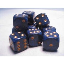 Set 12 dadi D6 Golden...
