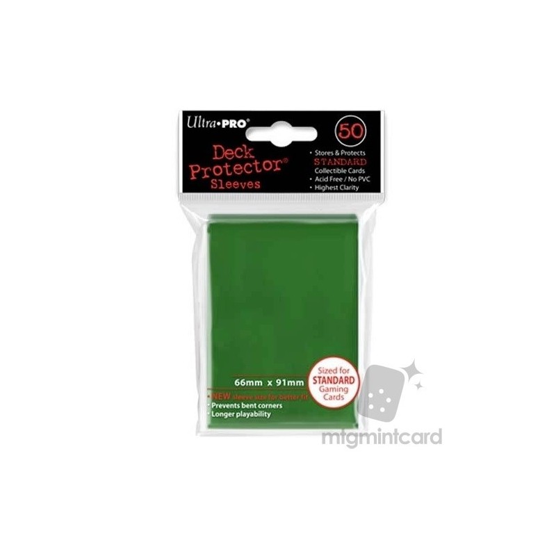 UltraPro - Bustine protettive retro VERDE (50 bustine) UPR82671