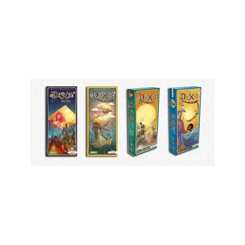 BUNDLE Dixit 3 + Dixit 4 + Dixit 5 + Dixit 6