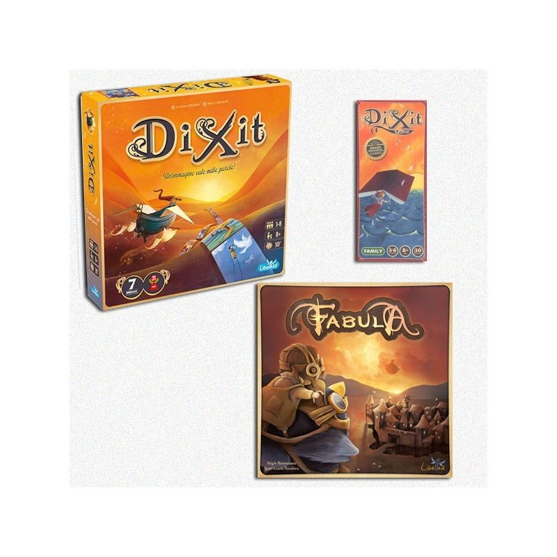 BUNDLE Dixit (New Ed.) + Dixit Quest + Fabula