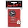 UltraPro - Bustine protettive trasparenti 66x91 - PRO MATTE Retro ROSSO (50 bustine) UPR82650
