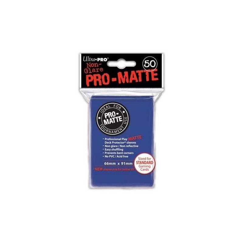 UltraPro - Bustine protettive trasparenti 66x91 - PRO MATTE Retro BLU (50 bustine) UPR82653