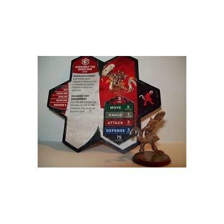 Heroscape - Khosumet the Darklord (Utgar's Rage - Wave 2) ITA