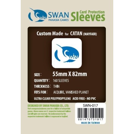 55x82 bustine protettive - Thin - pack da 160 SWN-017