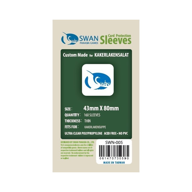 43x80 bustine protettive - Thin - pack da 160 SWN-005